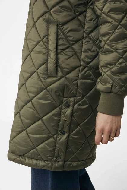 Жіноча оливкова куртка Mexx S MF006803543W - изображение 5