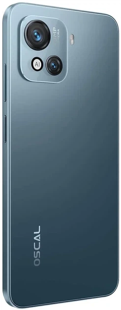 Смартфон 6.5" Blackview Oscal C80 8/128Gb 4G 2-SIM 50/8Мп 8 ядер Android 12 Navy Blue - зображення 6