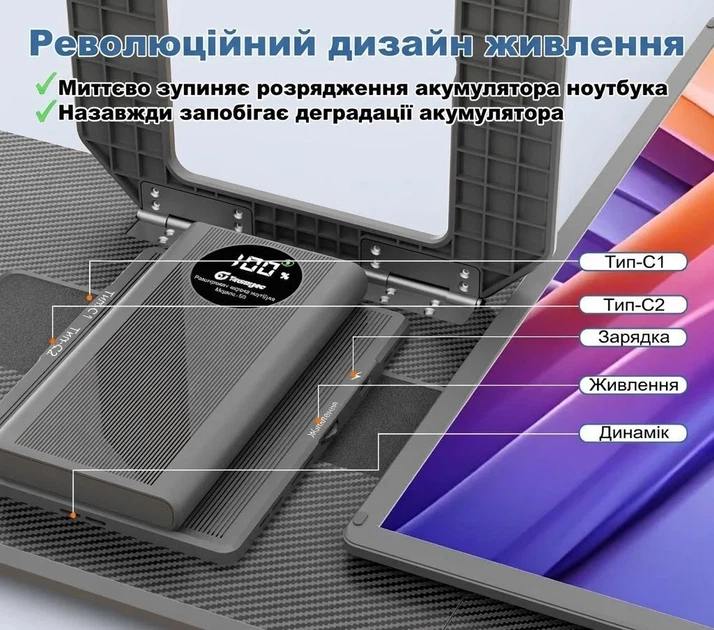 Монитор портативный 15.6" Teamgee S5 Full HD IPS 60 Гц - изображение 4