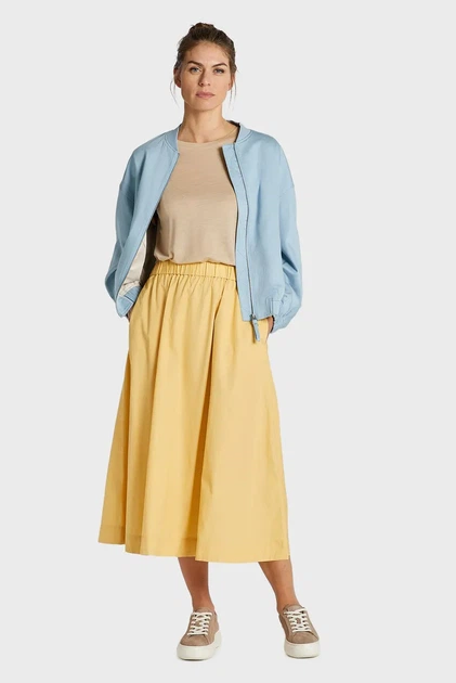Жіноча бежева футболка REL DRAPED SS Gant XXS 4200241 - зображення 2