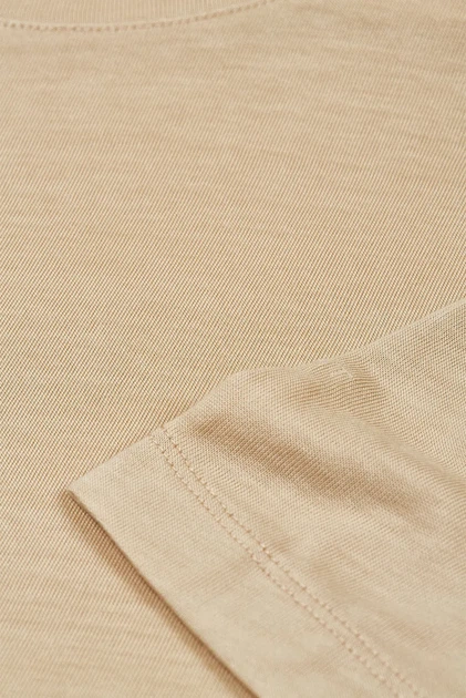 Жіноча бежева футболка REL DRAPED SS Gant XXS 4200241 - зображення 4