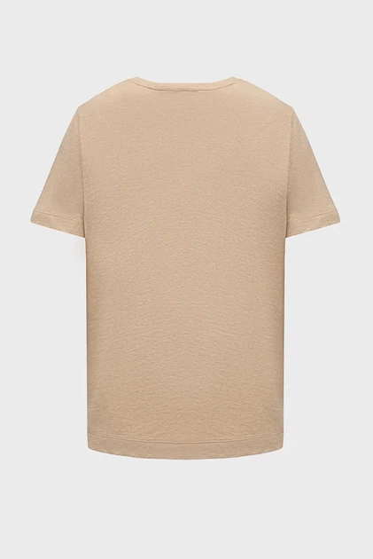 Жіноча бежева футболка REG SHIELD SS T-SHIRT Gant S 4200200 - изображение 6