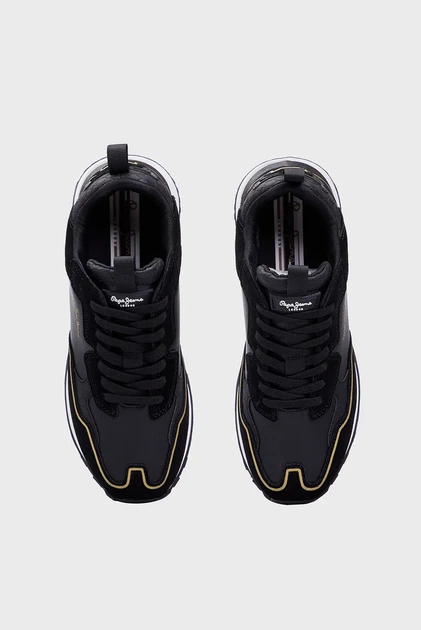 Жіночі чорні кросівки BLUR SUPRA Pepe Jeans 37 PLS60012 - зображення 4