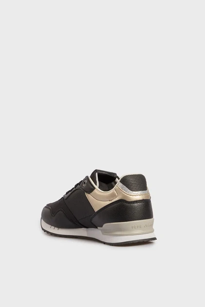 Жіночі чорні кросівки LONDON SNAKE W Pepe Jeans 36 PLS40024 - зображення 5