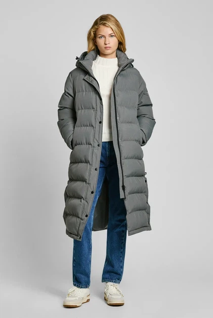 Жіноча сіра куртка Pepe Jeans M PL402437 - Фото 1 Жіноча сіра куртка Pepe Jeans M PL402437 - изображение 1