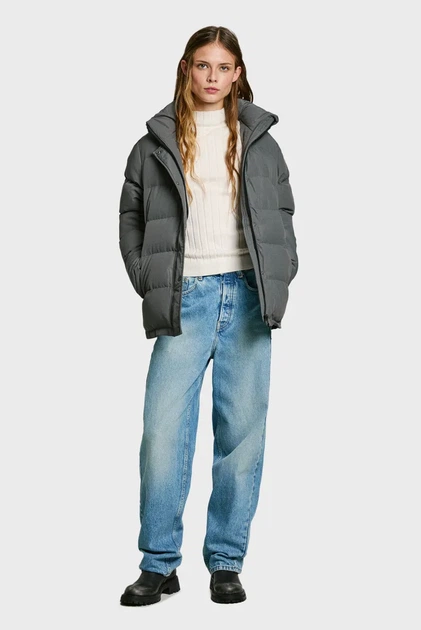 Жіноча сера куртка Pepe Jeans XS PL402438 - Фото 2 Жіноча сера куртка Pepe Jeans XS PL402438 - зображення 2
