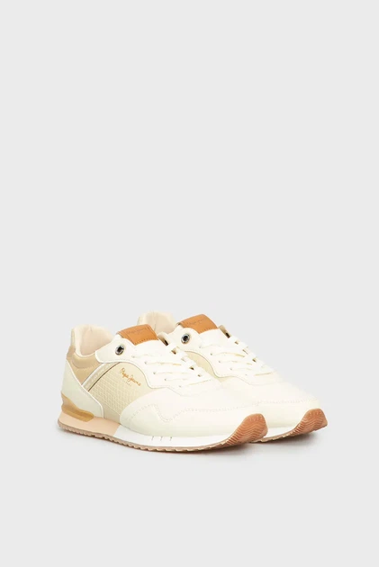 Жіночі бежеві кросівки LONDON SNAKE W Pepe Jeans 36 PLS40024 - зображення 3