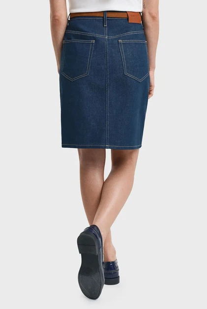 Жіноча темно-синя джинсова спідниця DENIM Gant 36 4400192 - изображение 4