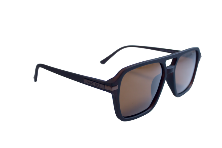 Сонцезахисні окуляри, чоловічі polarized з поляризацією, коричневі матові P1941-2 - зображення 4