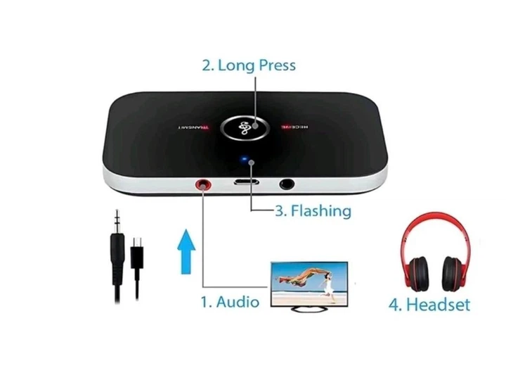 Bluetooth адаптер VIKEFON В6 аудіоприймач з AUX входом/виходом - изображение 6