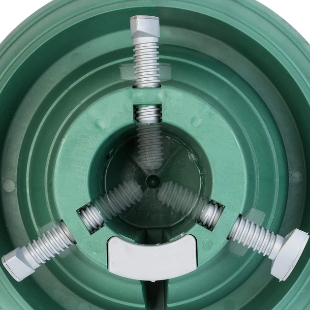 Stojak choinkowy Kadax 39 cm Zielony K436 (5902730382683) - obraz 2