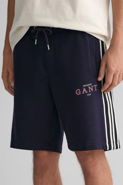 Чоловічі темно-сині шорти SAIL JERSEY Gant S 2009019 - изображение 4