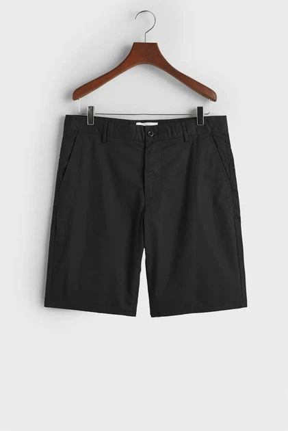 Чоловічі чорні шорти RELAXED Gant 31 205074 - изображение 8
