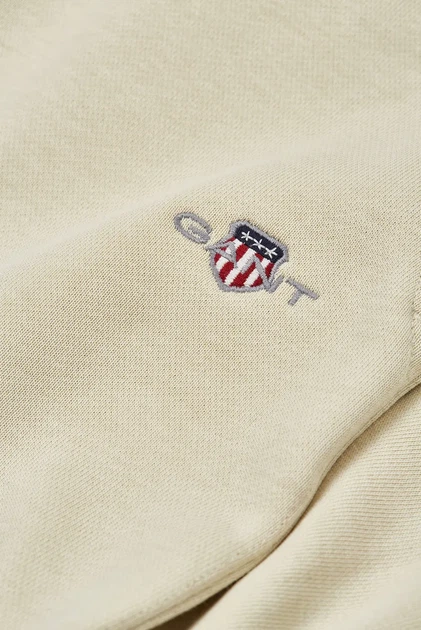 Чоловічі бежеві шорти REG SHIELD SWEAT Gant XL 2009027 - зображення 4