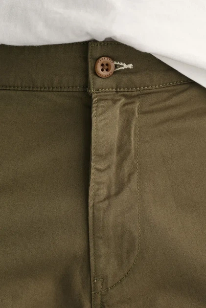 Чоловічі зелені шорти RELAXED TWILL CARGO SHORTS Gant 32 205069 - Фото 7 Чоловічі зелені шорти RELAXED TWILL CARGO SHORTS Gant 32 205069 - изображение 7