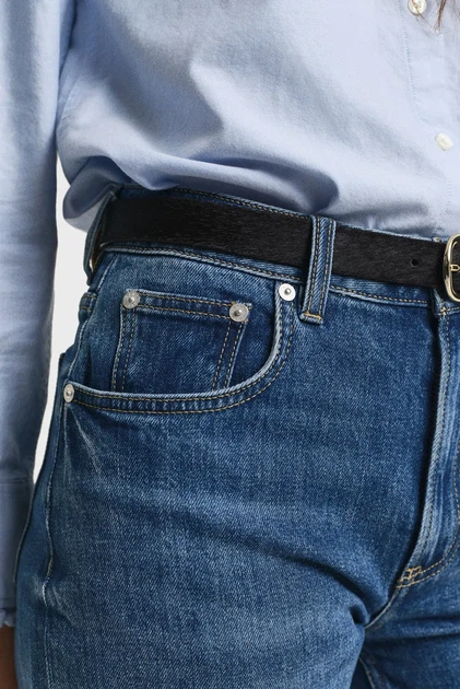 Жіночі сині джинси STRAIGHT STRETCH Gant 25-32 4100304 - изображение 4