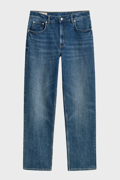 Жіночі сині джинси STRAIGHT STRETCH Gant 25-32 4100304 - изображение 7