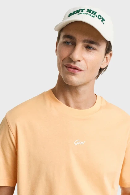 Чоловіча помаранчева футболка SMALL GRAPHIC Gant XXL 2003343 - зображення 4