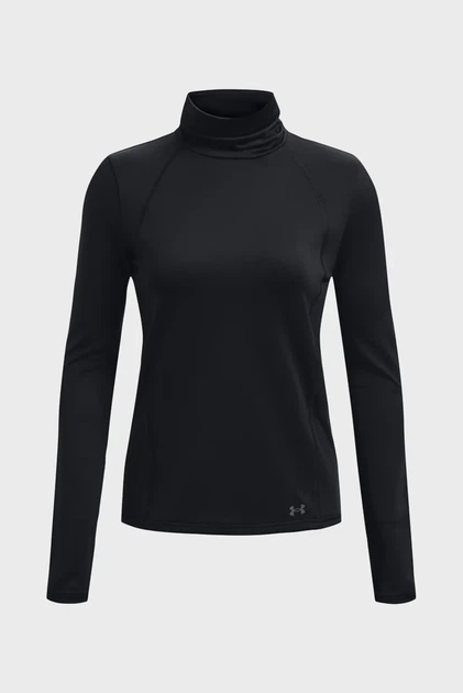 Жіночий чорний лонгслів UA Meridian CW Funnel Neck Under Armour XS 1373965-001 - изображение 5