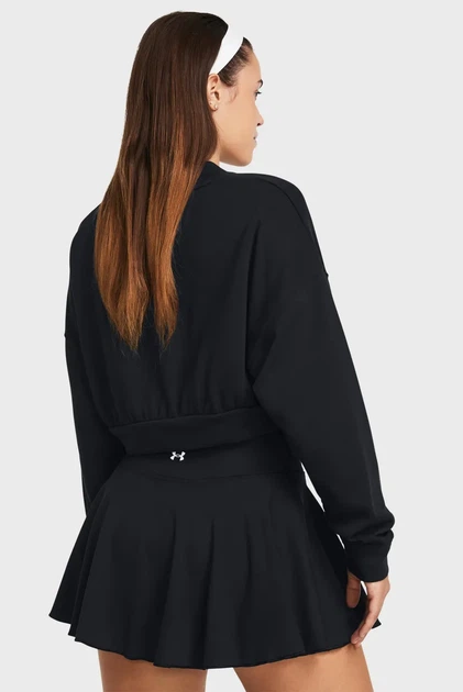 Жіночий чорний світшот UA Rival Terry OS Crop Crw Under Armour LG 1382738-001 - зображення 2