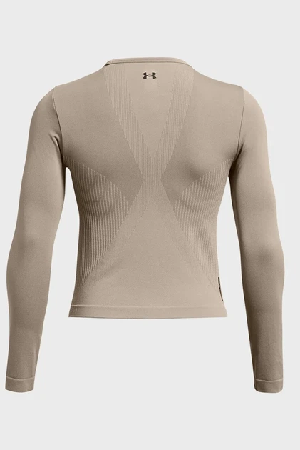 Жіночий коричневий лонгслів Vanish Elite Seamless LS Under Armour M 1383649-200 - изображение 5