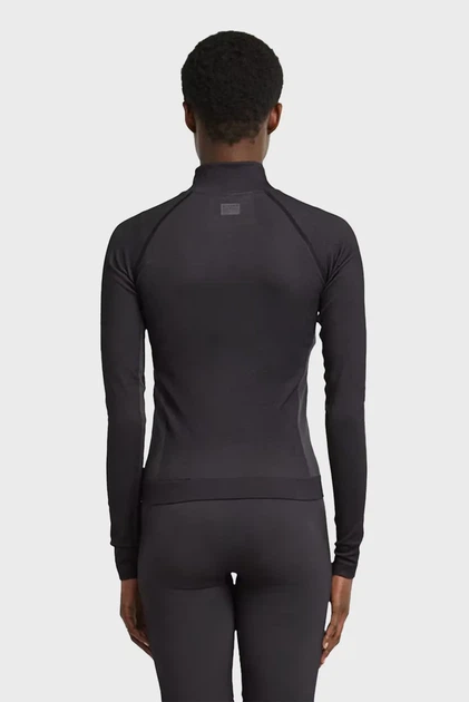 Жіночий чорний лонгслів Seamless G-Star M D26341,D989 - изображение 3