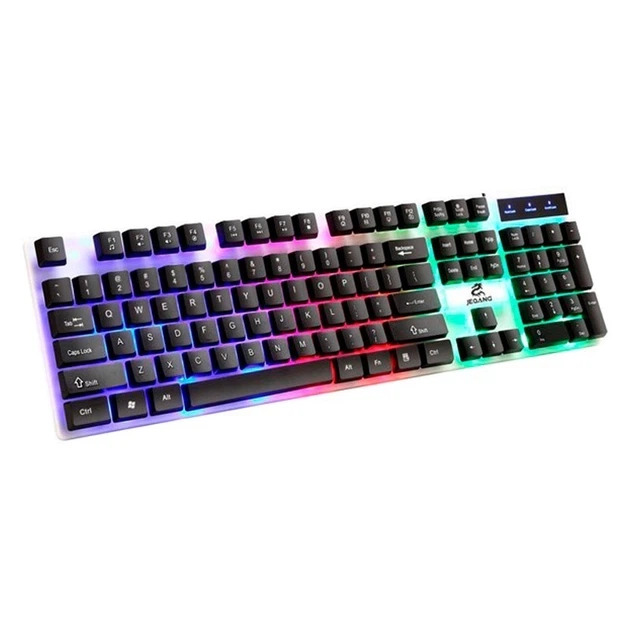 Ігровий набір JEQANG JK-988 4in1 Клавіатура/Миша/Навушники/Килимок |RGB, DPI-800-1600| - Фото 4 Ігровий набір JEQANG JK-988 4in1 Клавіатура/Миша/Навушники/Килимок |RGB, DPI-800-1600| - изображение 4