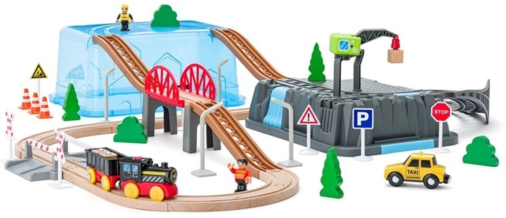 Kolejka Woody Land Zestaw górniczy 54 elementy (93069 30692) (8591864930692) - obraz 5