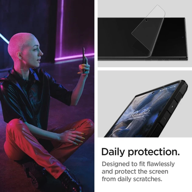 Защитная пленка Spigen Neo Flex (2 pack) для Samsung Galaxy S23 Ultra Clear (AFL05943) - изображение 5