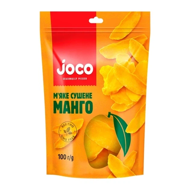 Манго м’яке сушене Joco 100 г - Фото 2 Манго м’яке сушене Joco 100 г - изображение 2