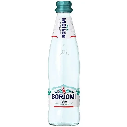Вода минеральная Borjomi лечебно-столовая сильногазированная стекло 0.5 л - изображение 2