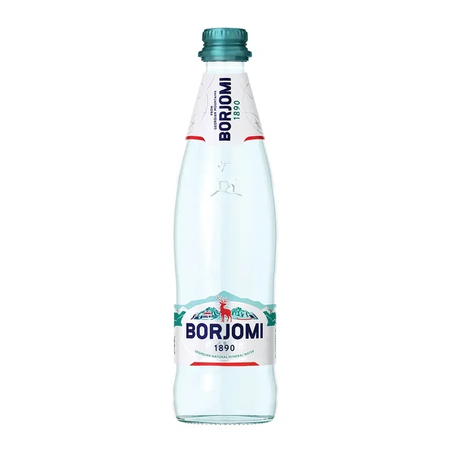 Вода минеральная Borjomi лечебно-столовая сильногазированная стекло 0.5 л - изображение 3