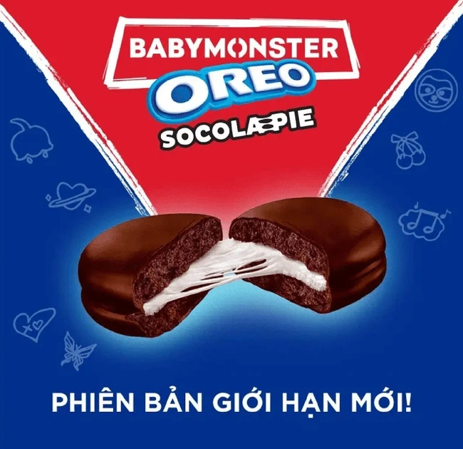 Печиво Oreo Babymonster Socolapie з ванільним маршмелоу в шоколаді (з колекційними картками) 168 г - зображення 4