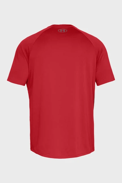 Чоловіча червона футболка UA Tech 2.0 SS Tee-RED Under Armour L 1326413-600 - зображення 5