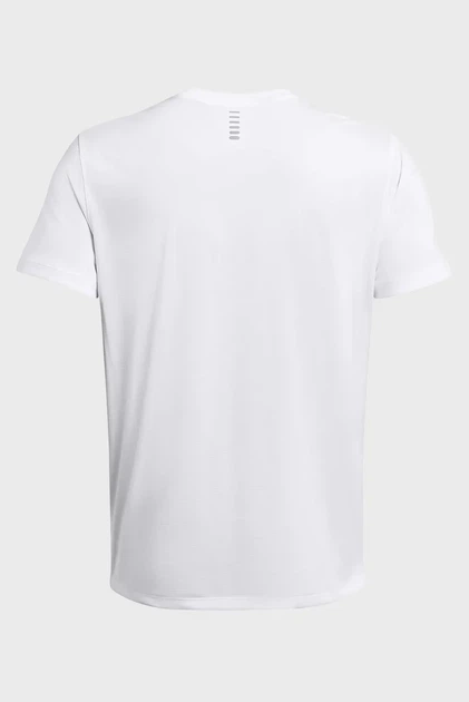 Чоловіча біла футболка UA LAUNCH SHORTSLEEVE Under Armour L 1382582-100 - Фото 5 Чоловіча біла футболка UA LAUNCH SHORTSLEEVE Under Armour L 1382582-100 - изображение 5