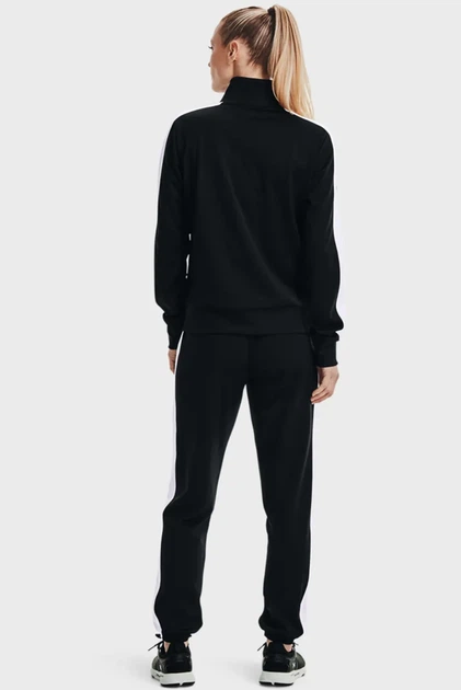 Жіночий чорний спортивний костюм (кофта, штани) Tricot Tracksuit Under Armour XS 1365147-001 - Фото 3 Жіночий чорний спортивний костюм (кофта, штани) Tricot Tracksuit Under Armour XS 1365147-001 - изображение 3