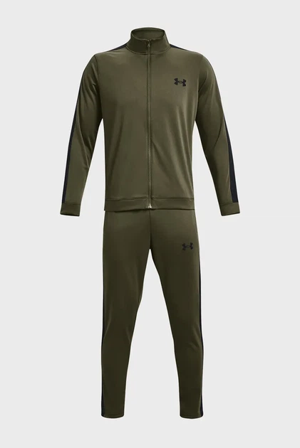 Чоловічий зелений спортивний костюм (кофта, штани) UA Knit Track Suit Under Armour S 1357139-390 - изображение 5