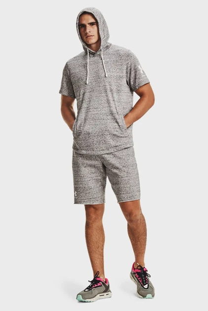 Чоловічі сірі шорти UA RIVAL TERRY SHORT Under Armour 3XL 1361631-112 - Фото 2 Чоловічі сірі шорти UA RIVAL TERRY SHORT Under Armour 3XL 1361631-112 - зображення 2