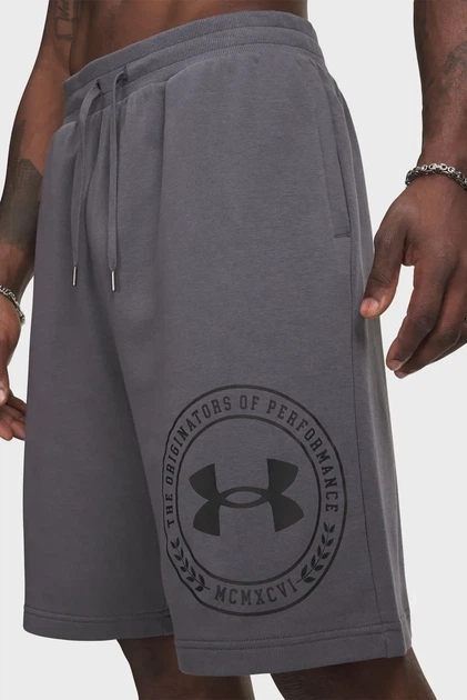 Чоловічі сірі шорти UA Rival LW Graphic Shorts-GRY Under Armour XXL 6014689-025 - зображення 2