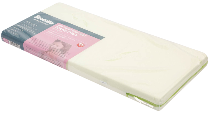 Materac Sensillo Pianka Aloe Vera 90×40x6 cm (5908310399577) - obraz 4