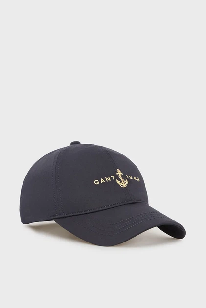 Жіноча темно-синя кепка ANCHOR SATIN CAP Gant OS 4901003 - Фото 1 Жіноча темно-синя кепка ANCHOR SATIN CAP Gant OS 4901003 - изображение 1