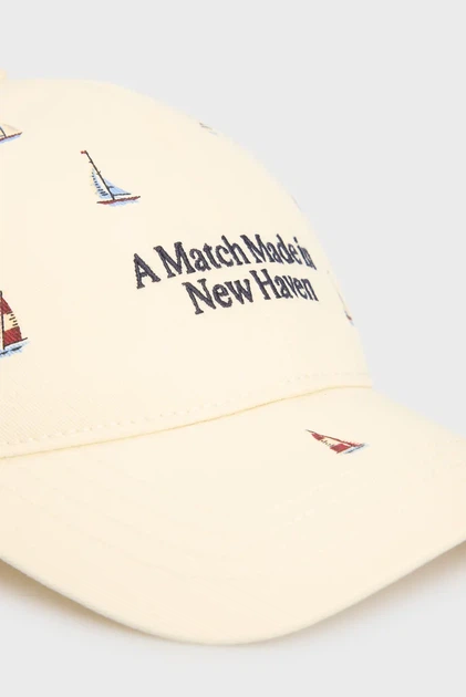 Чоловіча біла кепка з візерунком BOAT GRAPHIC CAP Gant OS 9900282 - Фото 3 Чоловіча біла кепка з візерунком BOAT GRAPHIC CAP Gant OS 9900282 - зображення 3