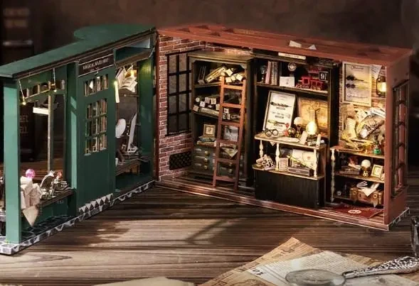 Букнук "Крамниця Чарівних Паличок" Дитячий 3D конструктор румбокс "Гаррі Поттер" з LED-підсвіткою (F-032-B) - зображення 2