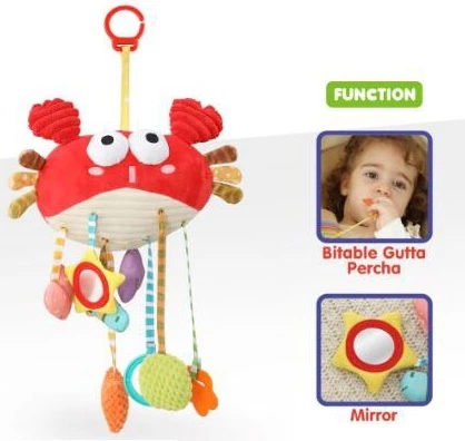 Zabawka sensoryczna MalPlay Krab 112472 (5901924241935) - obraz 2