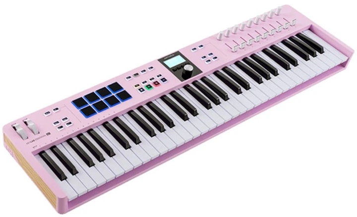 MIDI-клавіатура Arturia KeyLab Essential 61 Mk3 Rose Quartz - зображення 2
