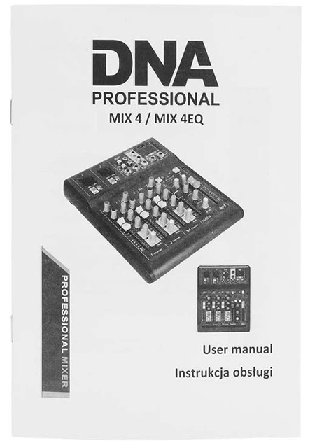 Mikser audio DNA MIX 4 USB MP3 analogowy 4 kanały (5907780141112) - obraz 6