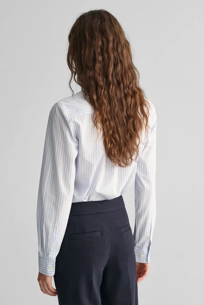 Жіноча сорочка у смужку REG CLASSIC POPLIN STRIPED Gant 38 4300214 - зображення 2