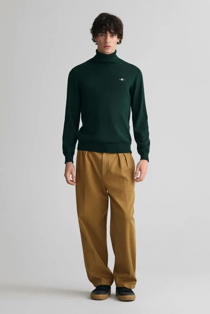 Чоловічий зелений гольф ROLLNECK Gant XXL 8060070 - изображение 2