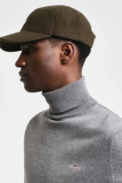 Чоловічий сірий гольф CLASSIC COTTON ROLLERNECK Gant XXL 8030563 - изображение 7