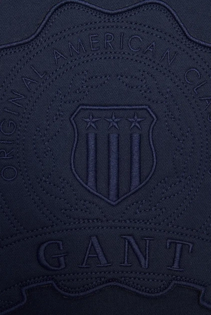 Чоловічий темно-синій світшот EMBROIDERED Gant XXL 2067075 - Фото 3 Чоловічий темно-синій світшот EMBROIDERED Gant XXL 2067075 - изображение 3